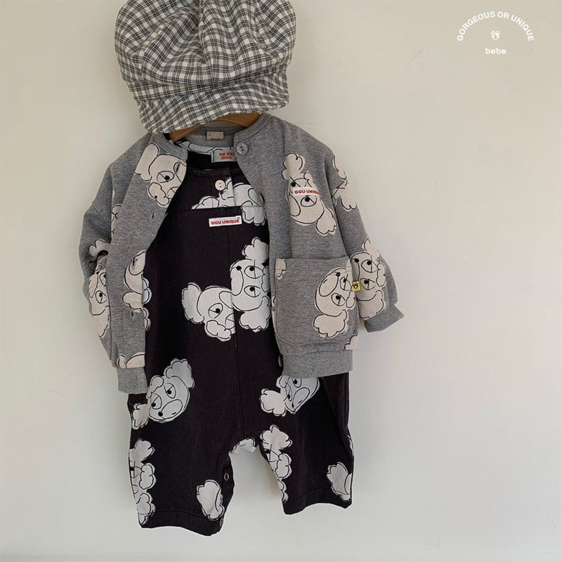go;u - Korean Baby Fashion - #onlinebabyboutique - Bebe Kingdori Overalls - 5