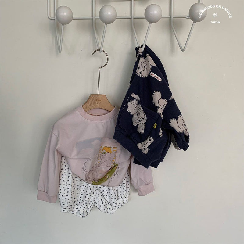 go;u - Korean Baby Fashion - #onlinebabyshop - Bebe Cherry Blossom Shorts - 9