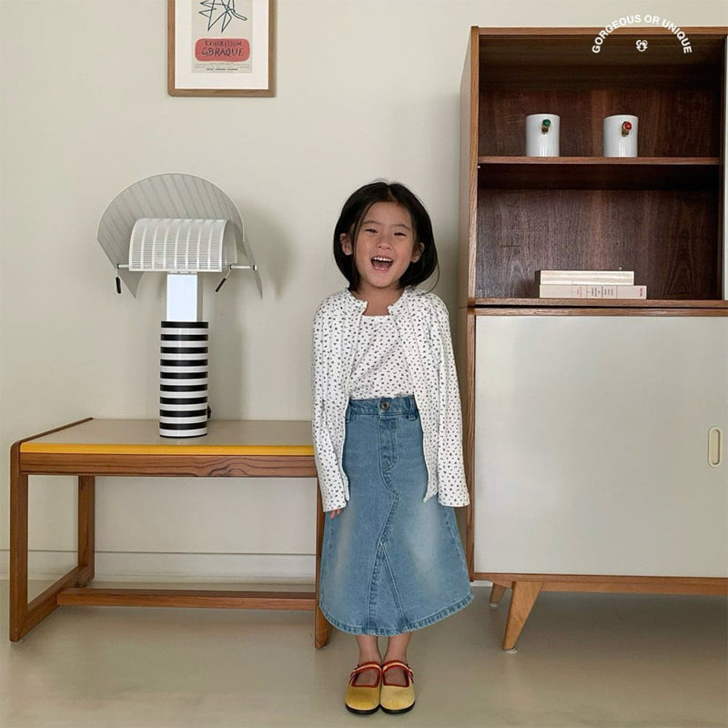 go;u - Korean Children Fashion - #childofig - Goyu Denim Skirt - 2