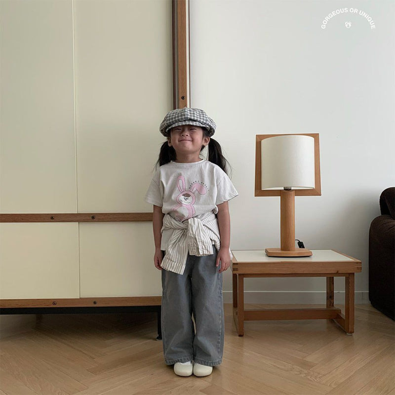 go;u - Korean Children Fashion - #childofig - Go Rabbit Tee - 5