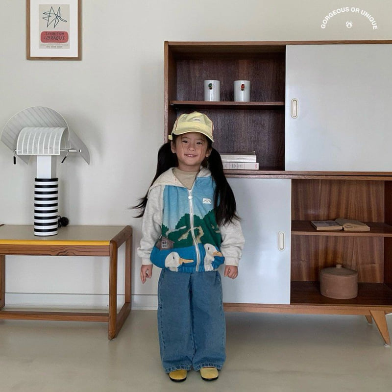 go;u - Korean Children Fashion - #childofig - Duck Hood Zip-up Jacket - 10