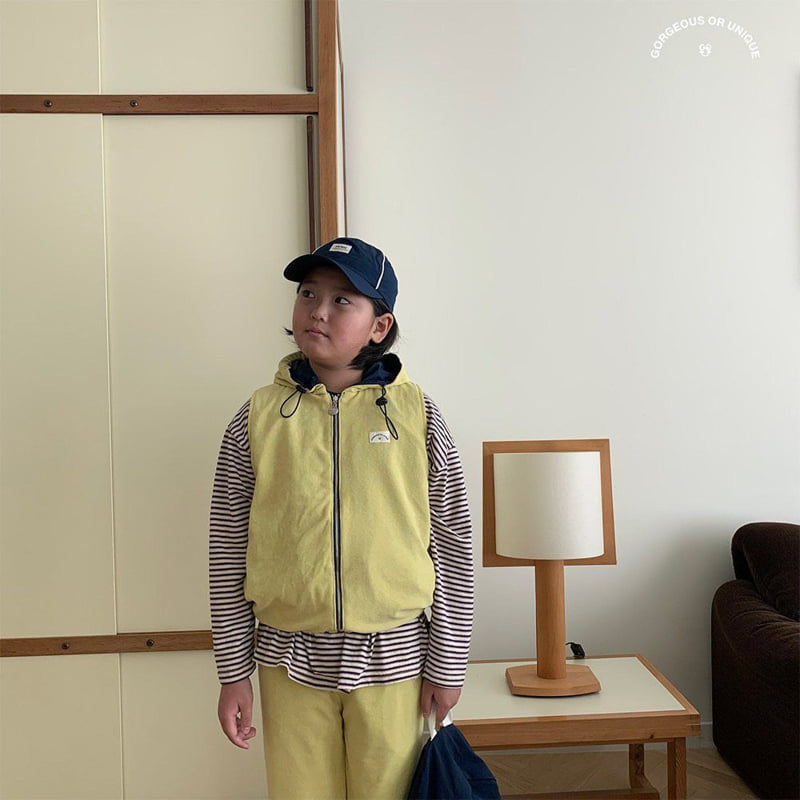 go;u - Korean Children Fashion - #childofig - Jorae Hooded Vest - 10