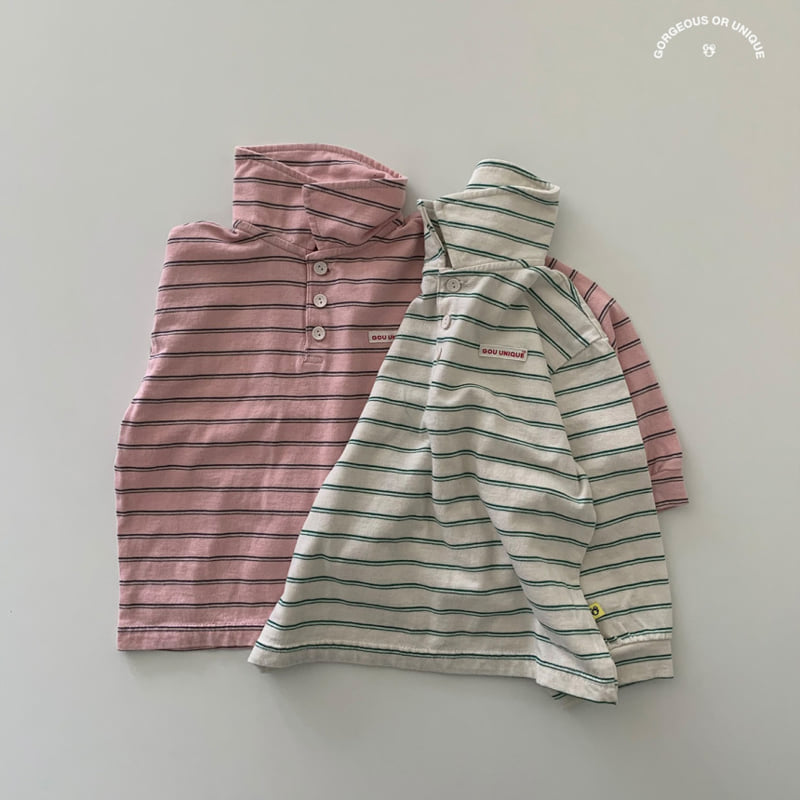 go;u - Korean Children Fashion - #childrensboutique - Spring Collar Tee