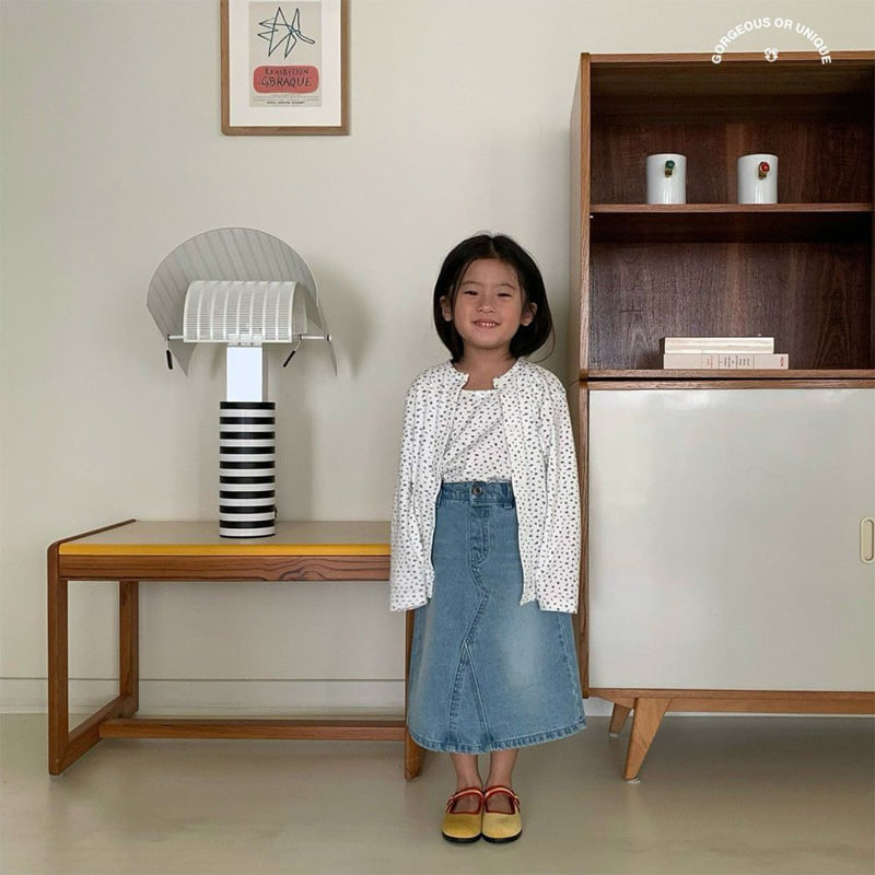 go;u - Korean Children Fashion - #childrensboutique - Goyu Denim Skirt - 4