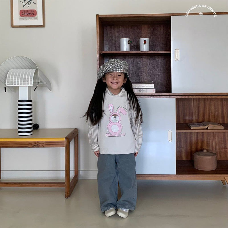 go;u - Korean Children Fashion - #designkidswear - Go Rabbit Tee - 7