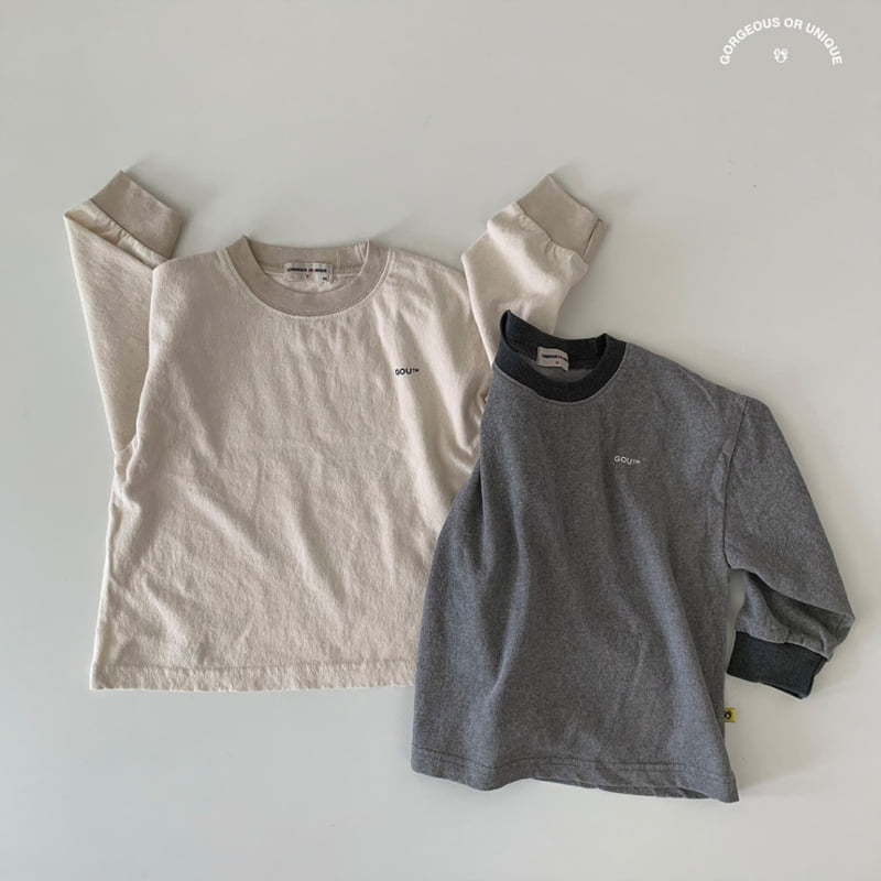 go;u - Korean Children Fashion - #discoveringself - Simple Tee