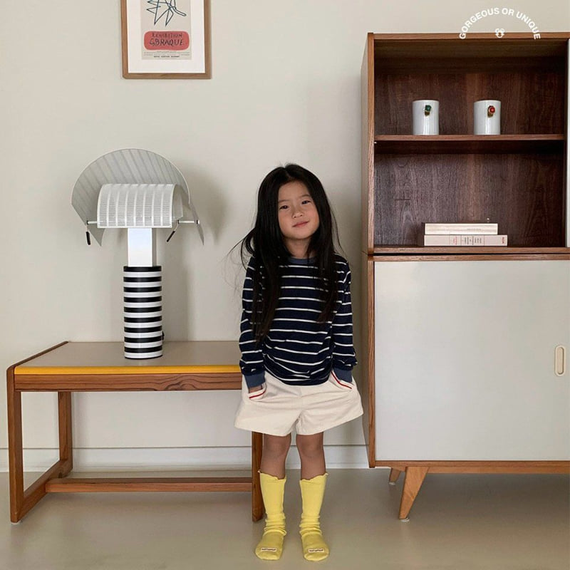 go;u - Korean Children Fashion - #fashionkids - Line Shorts - 2