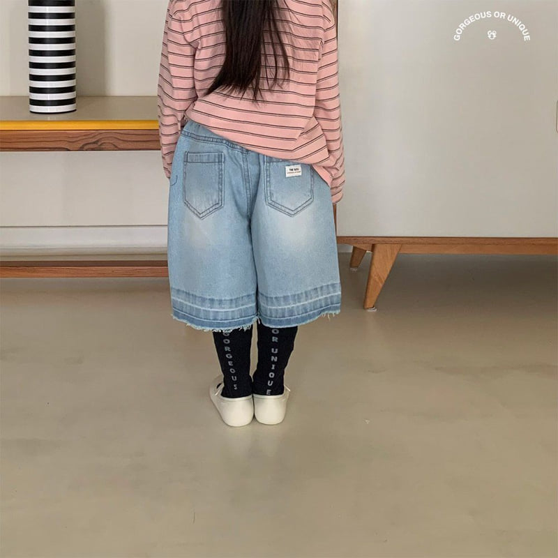 go;u - Korean Children Fashion - #kidsstore - Vintage Shorts - 3