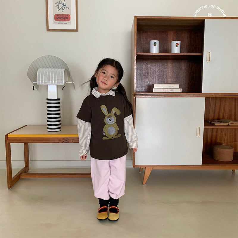 go;u - Korean Children Fashion - #kidsstore - Go Rabbit Tee - 11