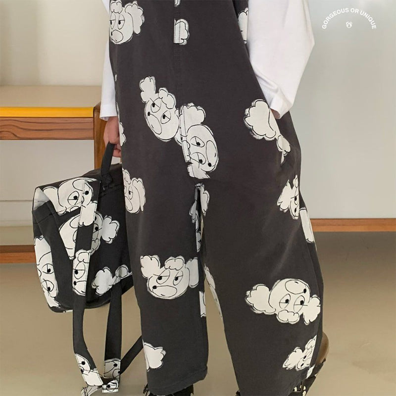 go;u - Korean Children Fashion - #kidzfashiontrend - Kingdori Suspenders Pants - 6