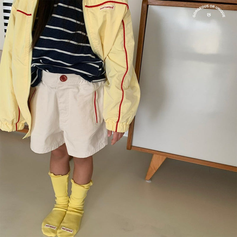 go;u - Korean Children Fashion - #kidzfashiontrend - Line Shorts - 5