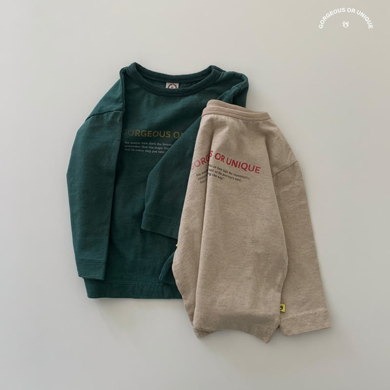 go;u - Korean Children Fashion - #littlefashionista - Unique Tee
