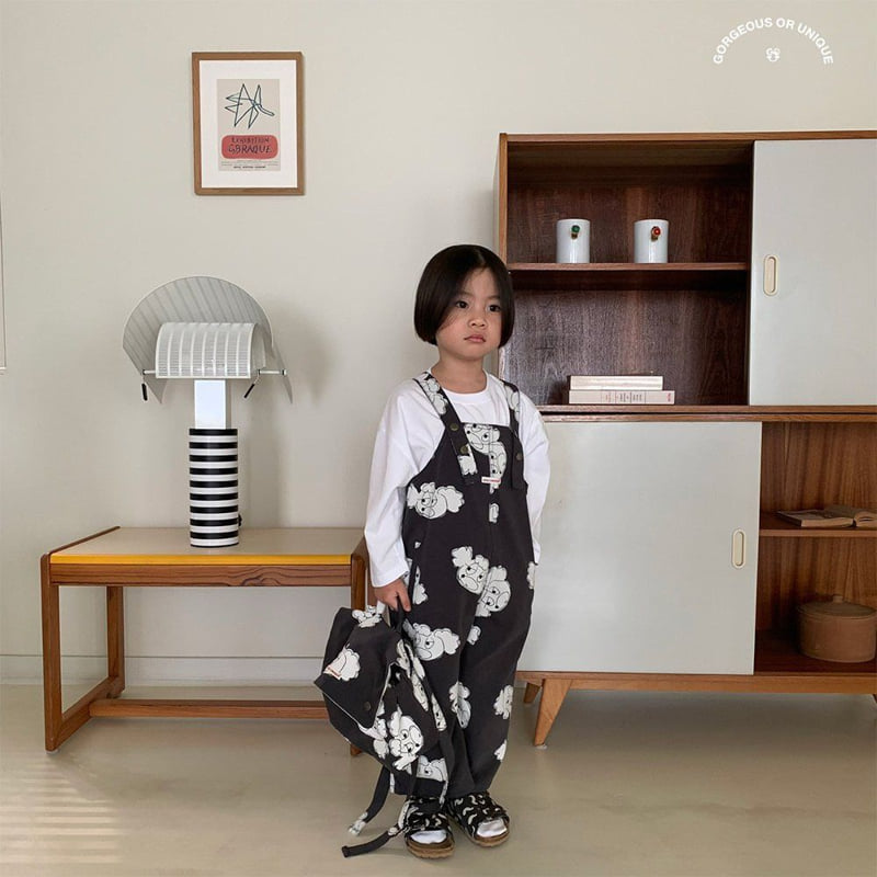 go;u - Korean Children Fashion - #littlefashionista - Kingdori Suspenders Pants - 8