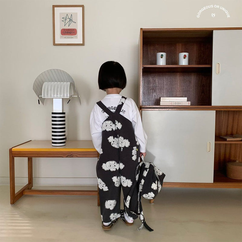 go;u - Korean Children Fashion - #magicofchildhood - Kingdori Suspenders Pants - 9