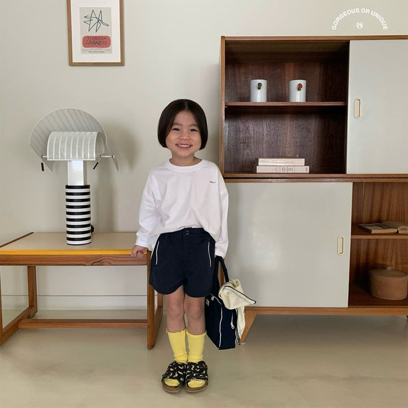 go;u - Korean Children Fashion - #magicofchildhood - Line Shorts - 8