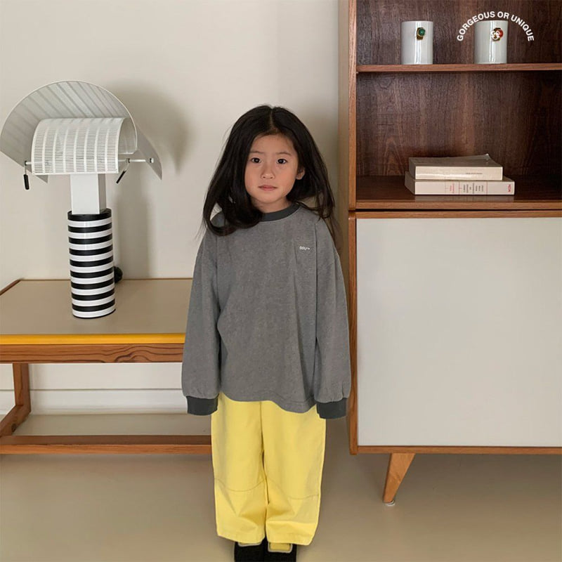 go;u - Korean Children Fashion - #minifashionista - Simple Tee - 9