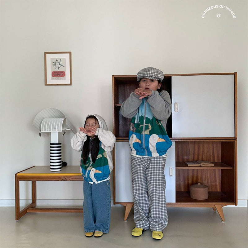 go;u - Korean Children Fashion - #minifashionista - Duck Hood Zip-up Jacket - 8