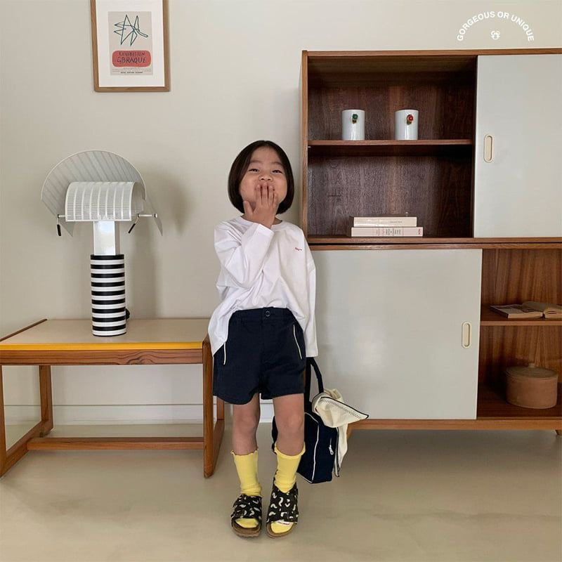 go;u - Korean Children Fashion - #minifashionista - Line Shorts - 9