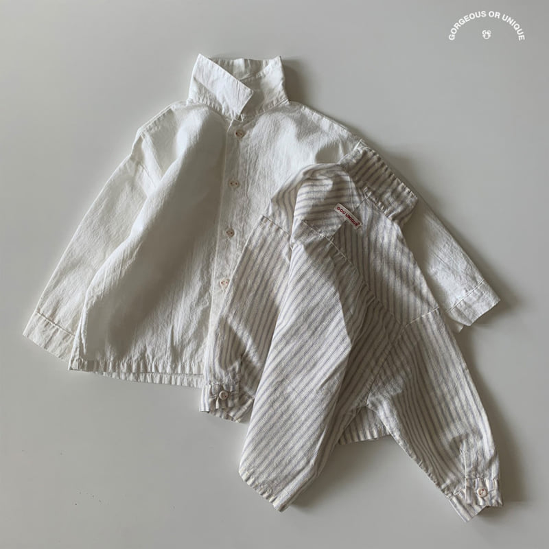 go;u - Korean Children Fashion - #prettylittlegirls - Stripe Shirt