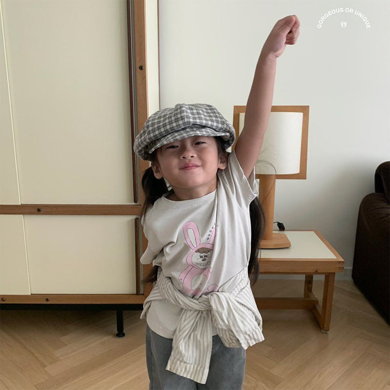 go;u - Korean Children Fashion - #todddlerfashion - Go Rabbit Tee - 2