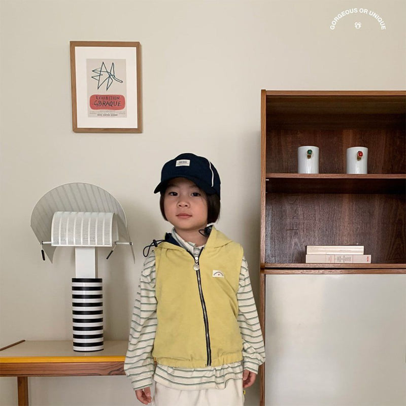 go;u - Korean Children Fashion - #todddlerfashion - Jorae Hooded Vest - 7