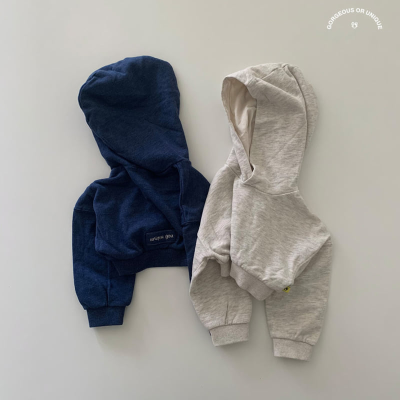 go;u - Korean Children Fashion - #toddlerclothing - Crop Hoodie