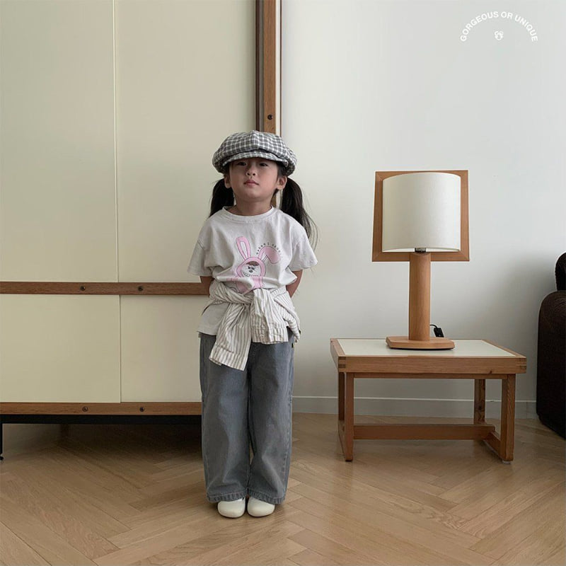 go;u - Korean Children Fashion - #toddlerclothing - Go Rabbit Tee - 3