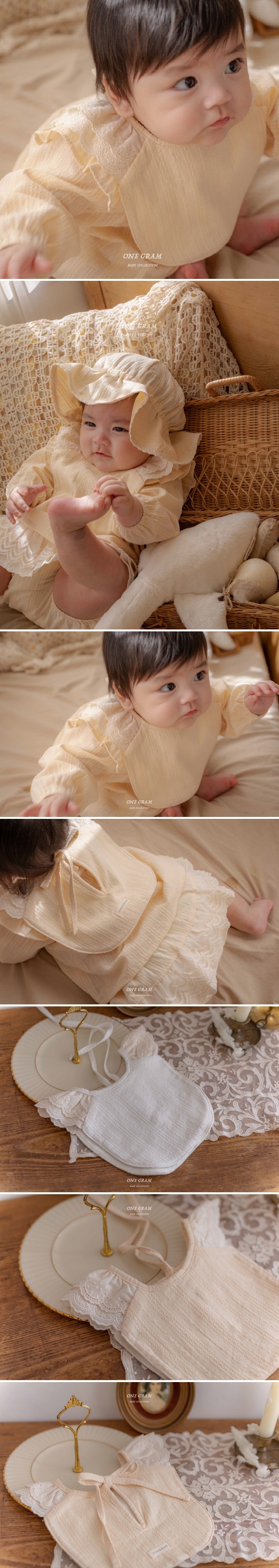 1 Gram - Korean Baby Fashion - #babyoutfit - Leeum Wing Bib