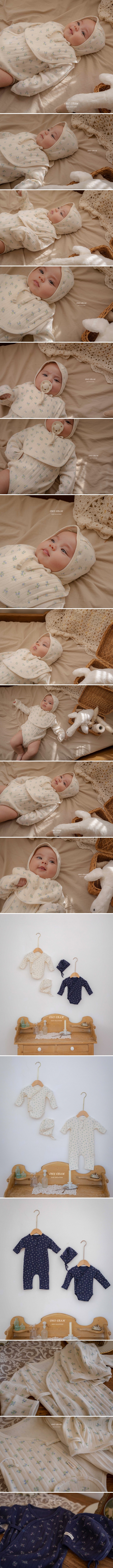 1 Gram - Korean Baby Fashion - #onlinebabyshop - Owen Newborn Suit