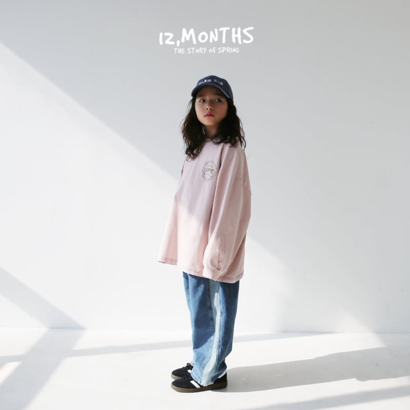 12 Month - Korean Children Fashion - #childofig - Two-tone Denim Pants - 8