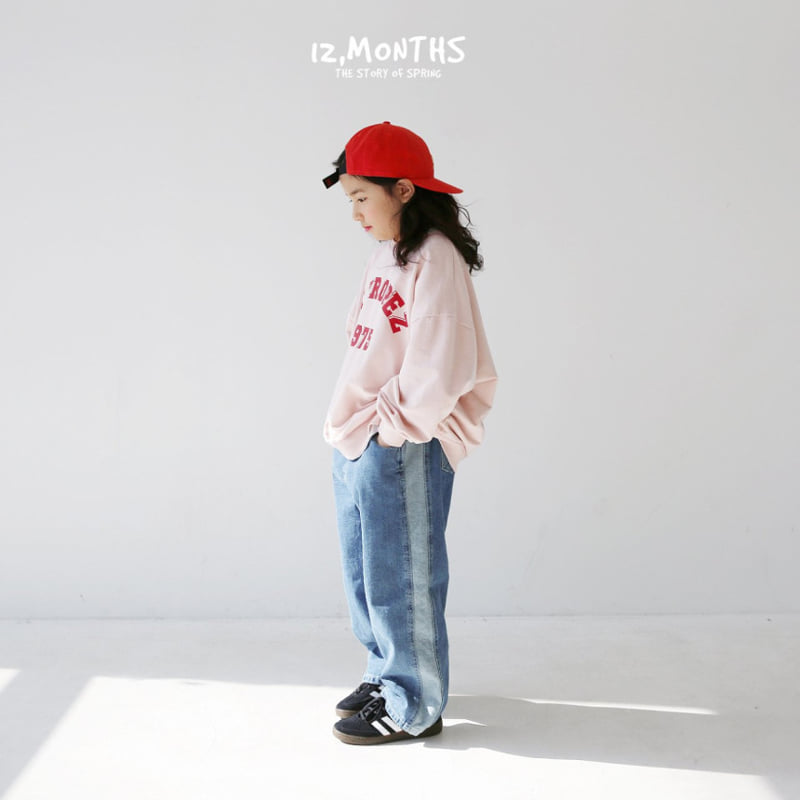 12 Month - Korean Children Fashion - #discoveringself - Two-tone Denim Pants - 11