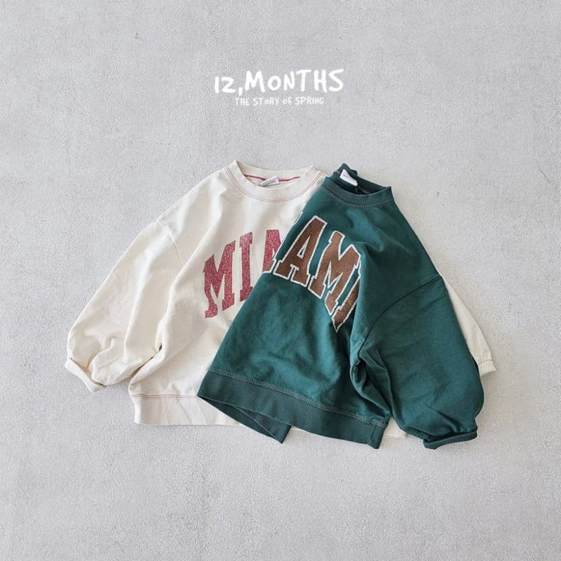 12 Month - Korean Children Fashion - #kidzfashiontrend - Miami Sweatshirts