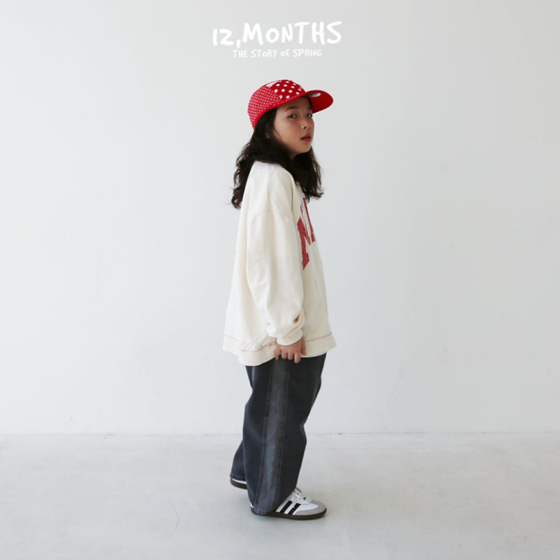 12 Month - Korean Children Fashion - #minifashionista - Two-tone Denim Pants - 3