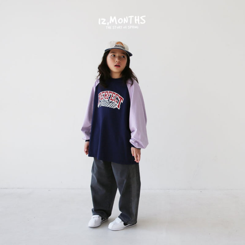 12 Month - Korean Children Fashion - #minifashionista - Two-tone Denim Pants - 4