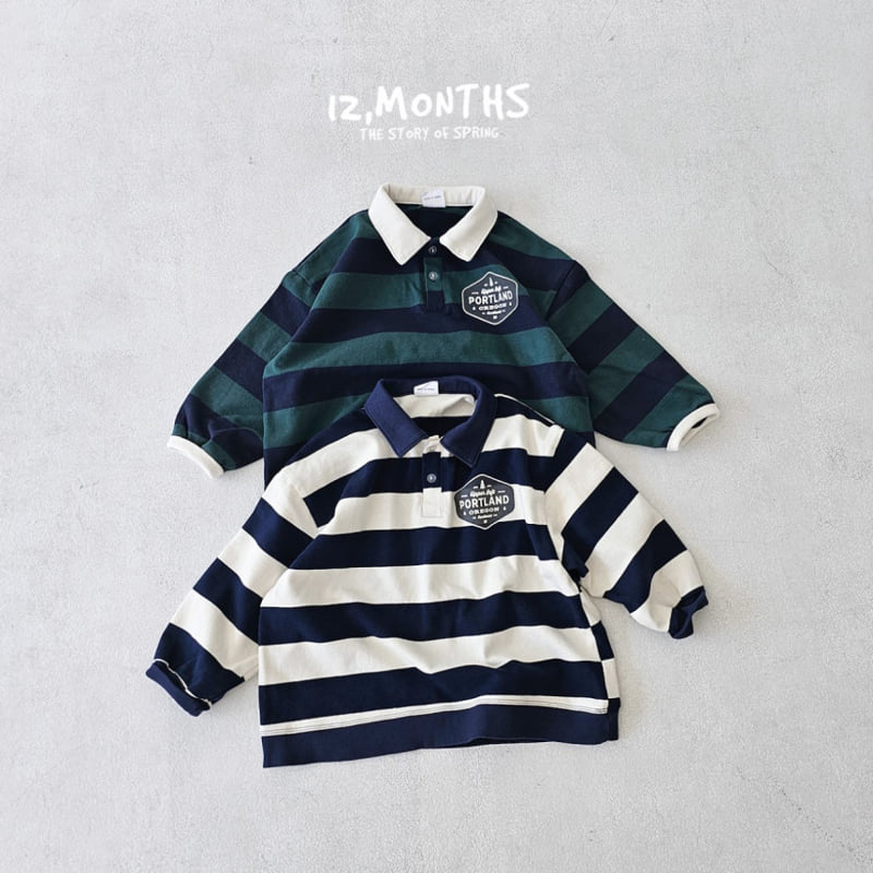 12 Month - Korean Children Fashion - #todddlerfashion - Portland Collar Tee