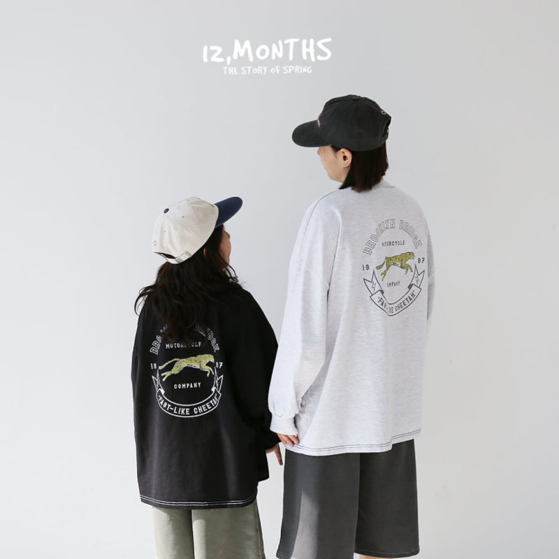 12 Month - Korean Women Fashion - #momslook - Cheetah Tee MOM - 12