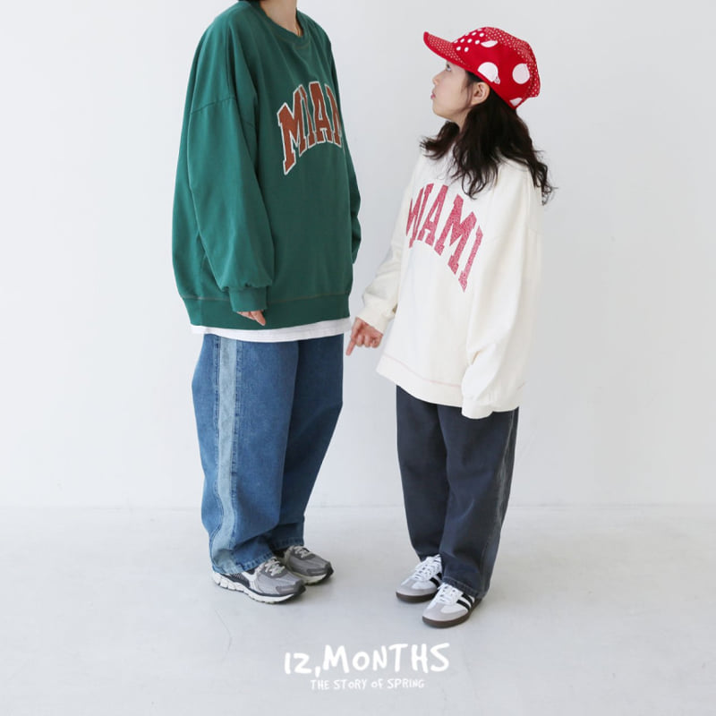 12 Month - Korean Women Fashion - #momslook - Miami Sweatshirts MOM - 5