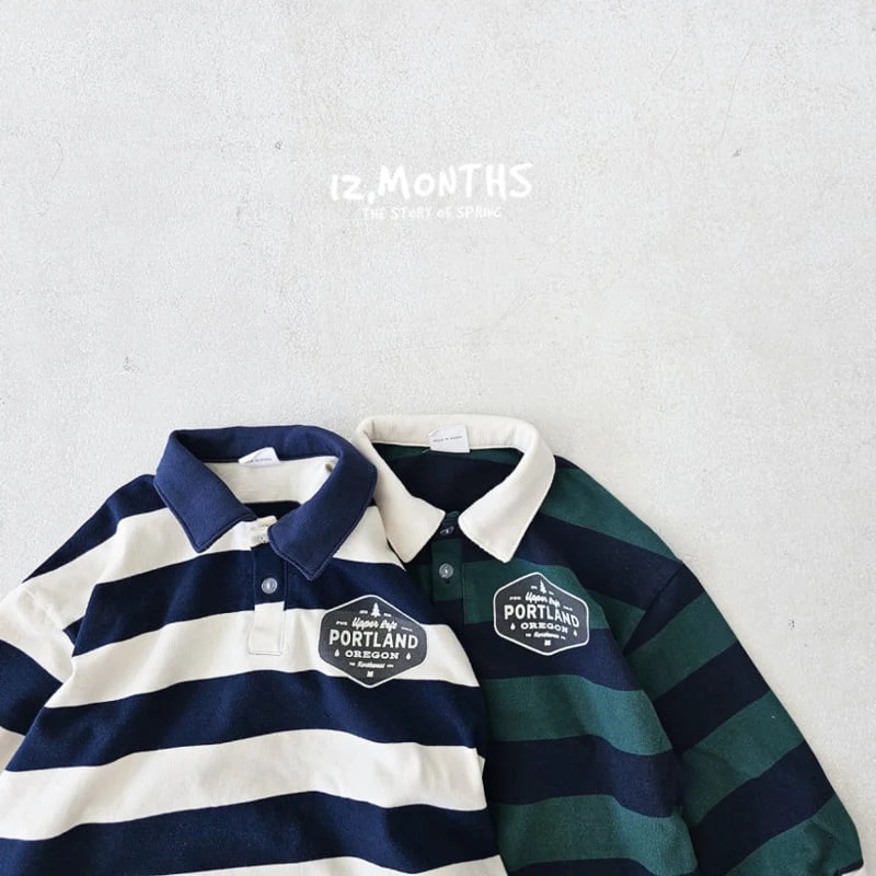 12 Month - Korean Women Fashion - #momslook - Portland Collar Tee MOM
