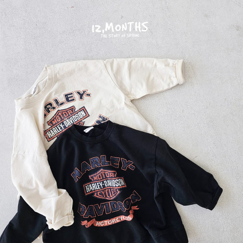 12 Month - Korean Women Fashion - #momslook - Harley Sweatshirts MOM