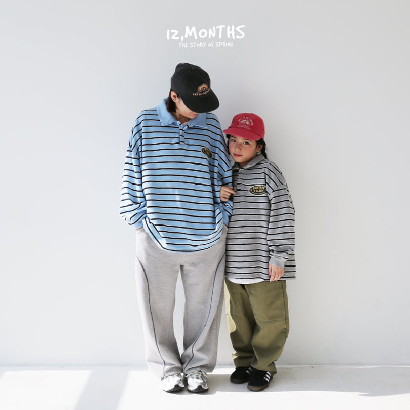 12 Month - Korean Women Fashion - #momslook - Home Run Collar Tee MOM - 5