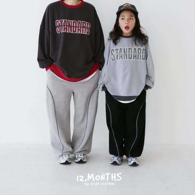 12 Month - Korean Women Fashion - #momslook - Standard Sweatshirts MOM - 5