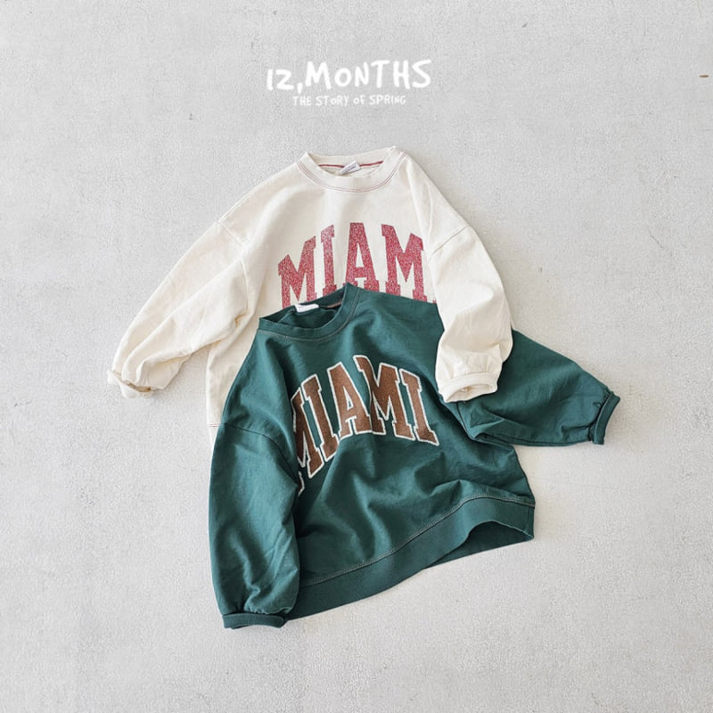 12 Month - Korean Women Fashion - #thatsdarling - Miami Sweatshirts MOM