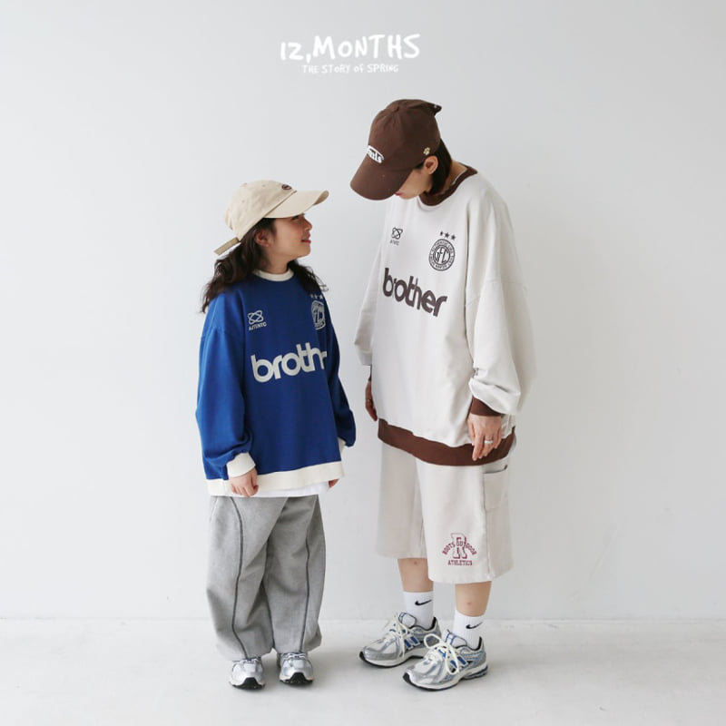 12 Month - Korean Women Fashion - #vintageinspired - Bro Sweatshirts MOM - 4