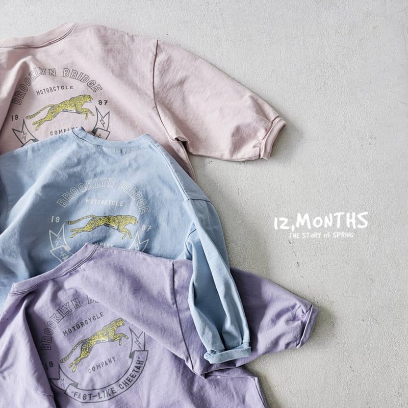 12 Month - Korean Women Fashion - #womensfashion - Cheetah Tee MOM