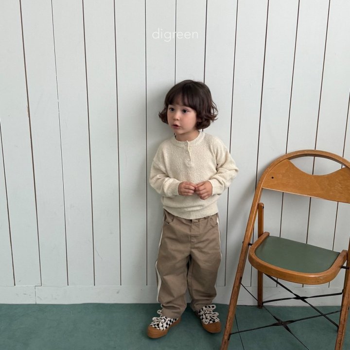 Digreen - Korean Children Fashion - Tape Pants - Photo 2 - Spring 2025