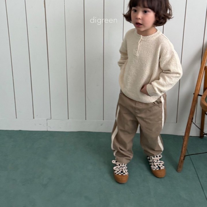 Digreen - Korean Children Fashion - Tape Pants - Photo 4 - Spring 2025