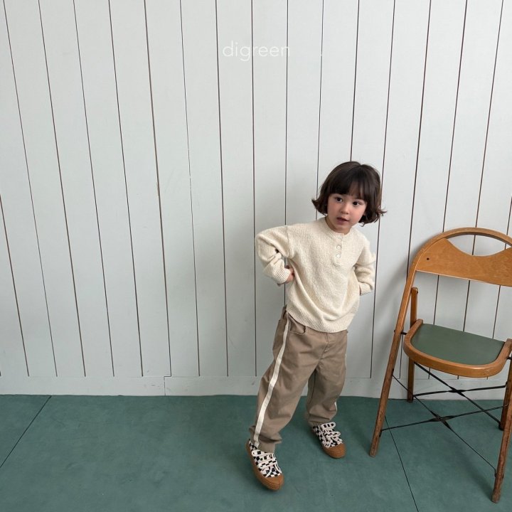 Digreen - Korean Children Fashion - Tape Pants - Photo 5 - Spring 2025