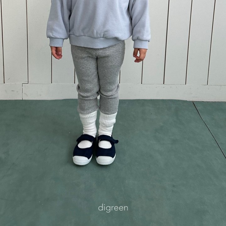 Digreen - Korean Children Fashion - Crople Leggings - Photo 1 - Spring 2025
