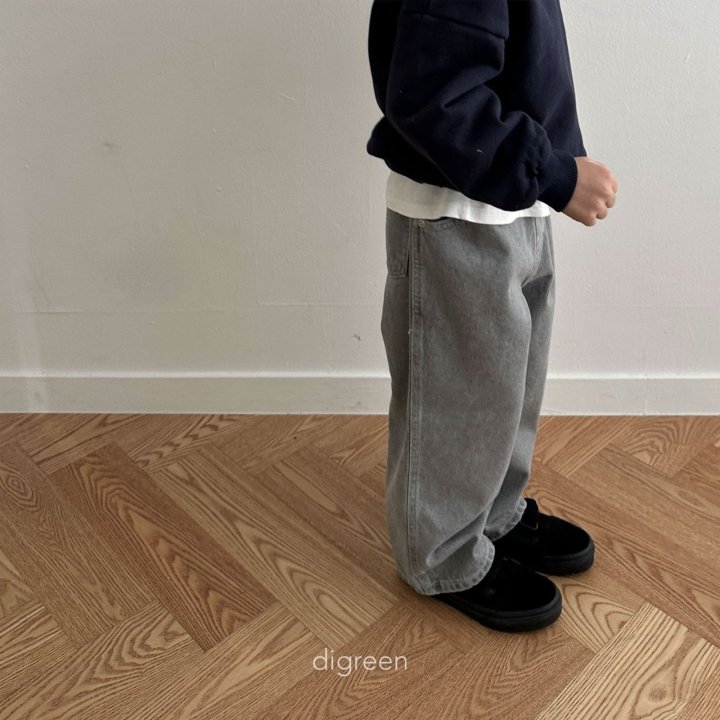 Digreen - Korean Children Fashion - Icing Denim Pants - Photo 1 - Spring 2025