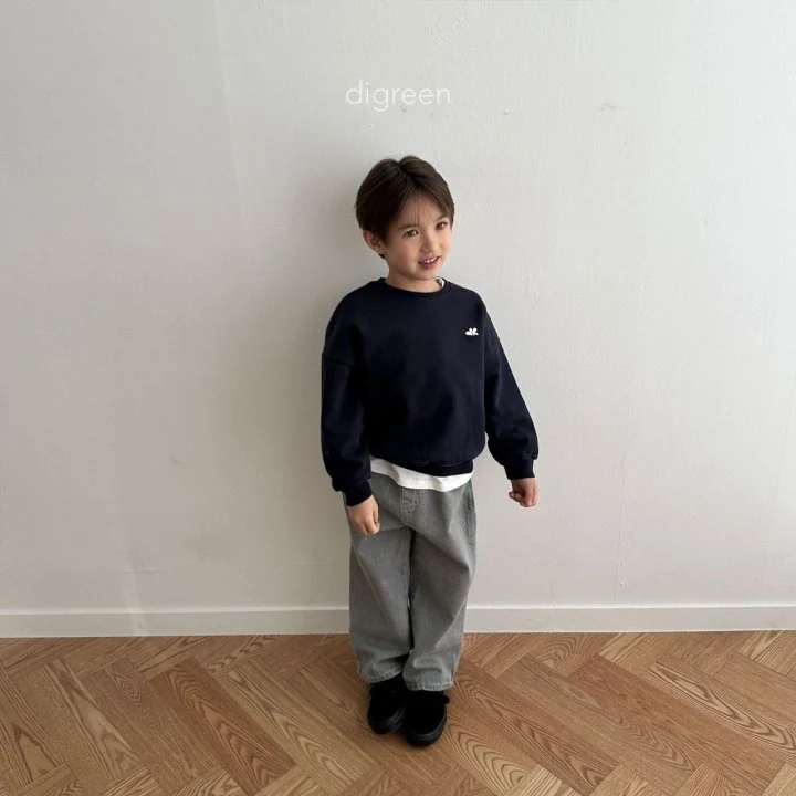 Digreen - Korean Children Fashion - Icing Denim Pants - Photo 4 - Spring 2025